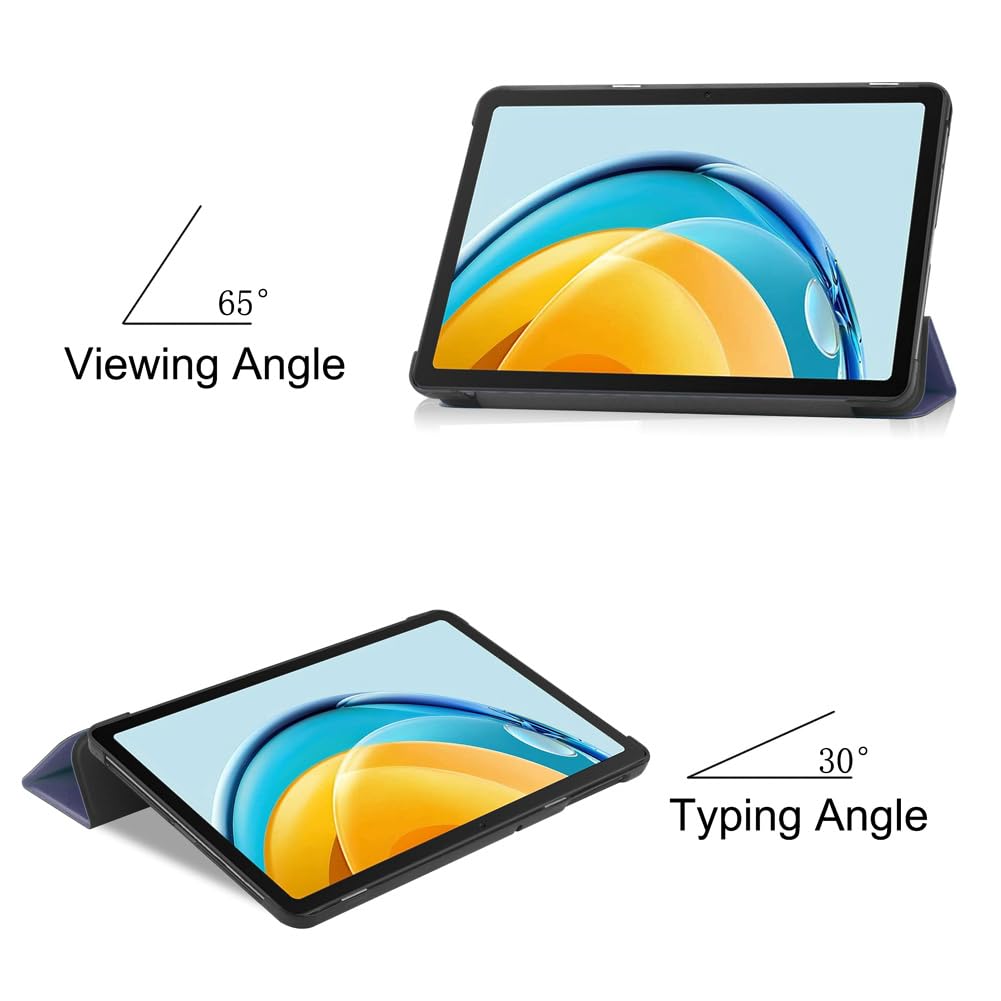 Kepuch Hülle Für Huawei Matepad 11.5 2023 – PU-Leder Case Mit Magnetschluss & Wake/Sleep-Funktion, Blau