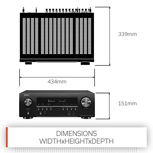 (220v) Denon AVR-S750H Receiver 7.2CH Dolby Atmos, DTS: Suporte X