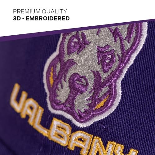 Gorra baseball ajustable bordada púrpura estilo A miniatura 3