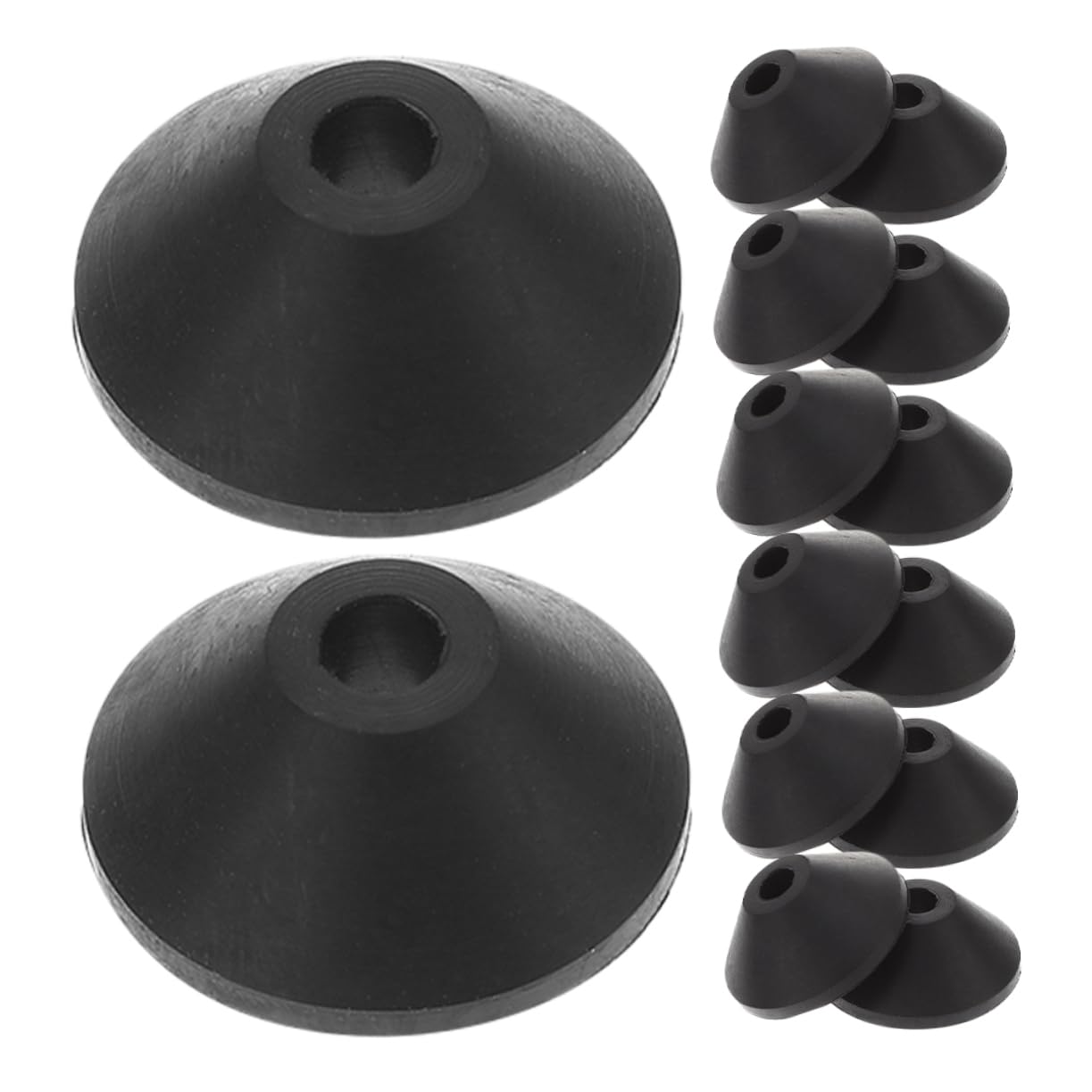 HOMSFOU 150pezzi Rondelle Gomma Impermeabili Per Serbatoio Wc Guarnizioni Coniche Gomma Per Riparazioni Idrauliche Rondelle Resistente e