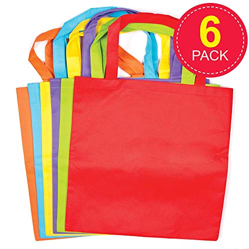 Baker Ross Borse da Spalla Colorate in Tessuto per...