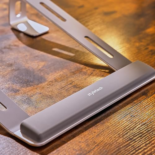 Elevador para portátil styletech gris de escritorio ajustable 3