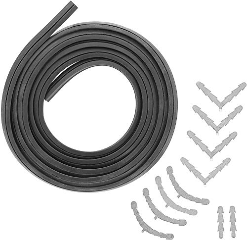 Universal 3 & 4 Silicone Rubber Seal 3-in-1 Kit for Ovens and Cookers with Barbed Corner Clips and Instructions