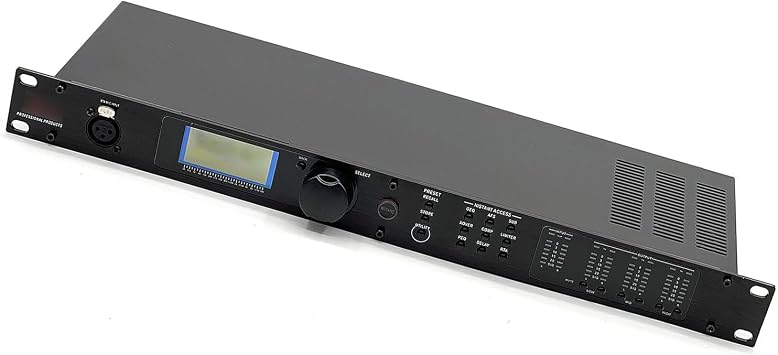Graphic Equalizer Audio Driver Rack   2 Inputs 6 Outputs Sound Processor for Professional Stage Live Performance and PA Speaker Management