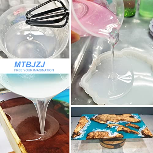 Epoxy Resin 2 Gallon Kit - Crystal Clear Epoxy Resin That Self Levels For Jewelry Casting Molds Diy, Arts & Crafts, Bars, Tabletop Art 1:1 Ratio(1 Gallon X 2) #TOP4