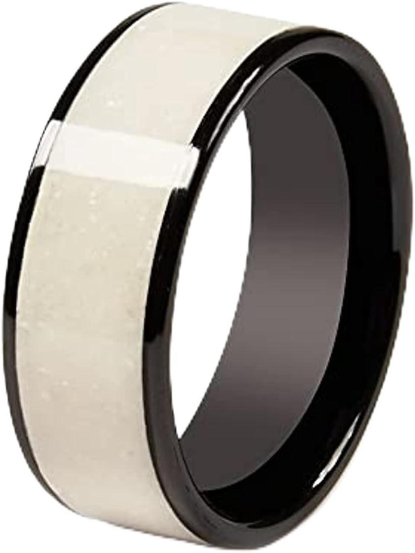 CNICK Tesla Smart Ring Accessories: Ceramic Ring for Model 3/Y/X/S and Cybertruck to Replace Key Card Key fob. (Opal, 9.5)