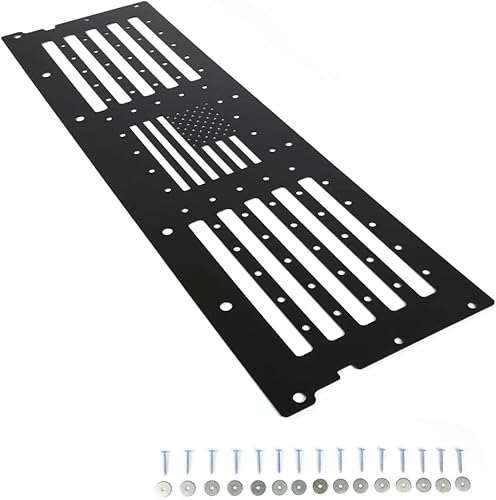 Miniatura 8 de G-PLUS Protector de puerta trasera compatible con camiones F150 2015-2020 de alta resistencia, de plástico, color negro, cubierta de protección para