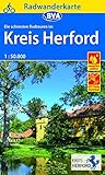 bielefeld fahrrad  Radwanderkarte BVA Radwandern im Kreis Herford 1:50.000, reiß- und wetterfest, GPS-Tracks Download (Radwanderkarte 1:50.000)