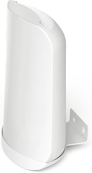 Wall Bracket for Eero Max 7 Aluminum Alloy Max 7 Wall Mount Sturdy and Durable Space Saving Wall Mount Holder Compatible with Max 7 Mesh WiFi Router White-1Pack