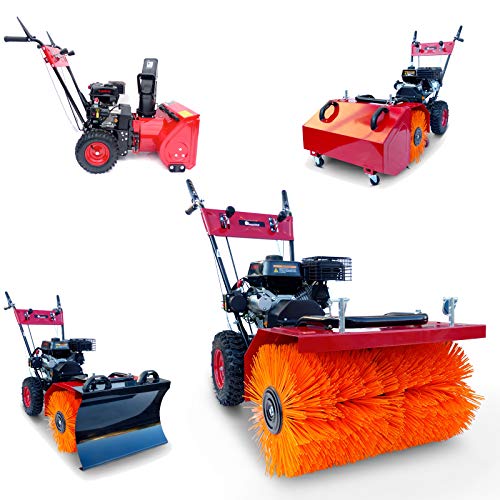 Barredora KnappWulf con 60 cm de ancho de barredora y diferentes accesorios 4 en 1.