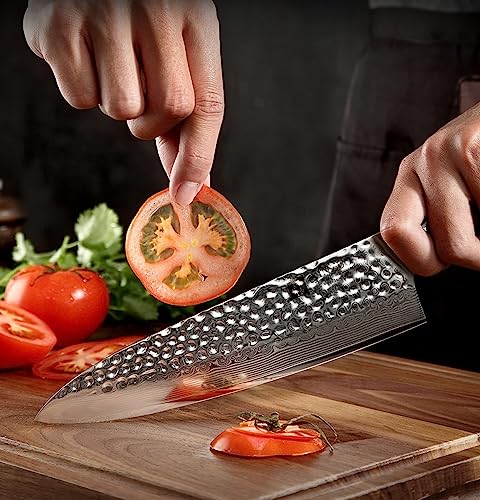 Set Cuchillos Cocina 5 Piezas Acero Damasco miniatura 7