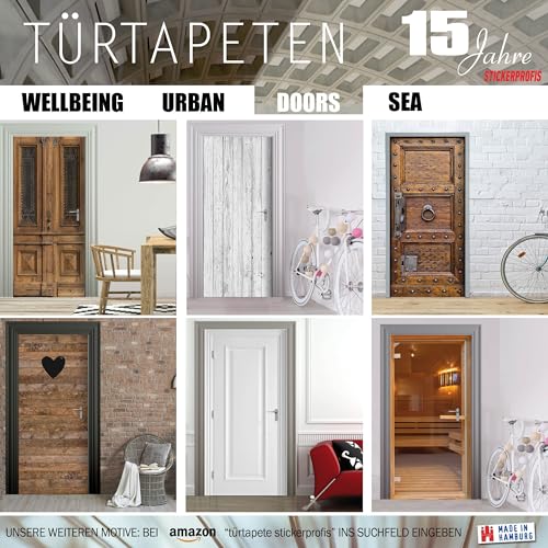 Stickerprofis Türtapete selbstklebend TürPoster - SYLTER DÜNE - 3D Türaufkleber Türfolie