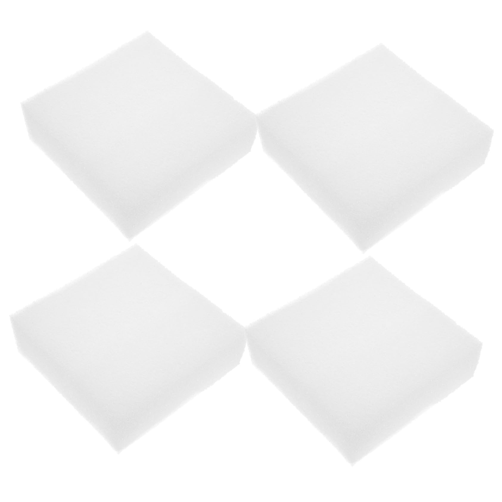 SEWACC Reusable Foam Liner for Shipping 4 Pack Express Foam Boards 15 * 15 * 5cm White