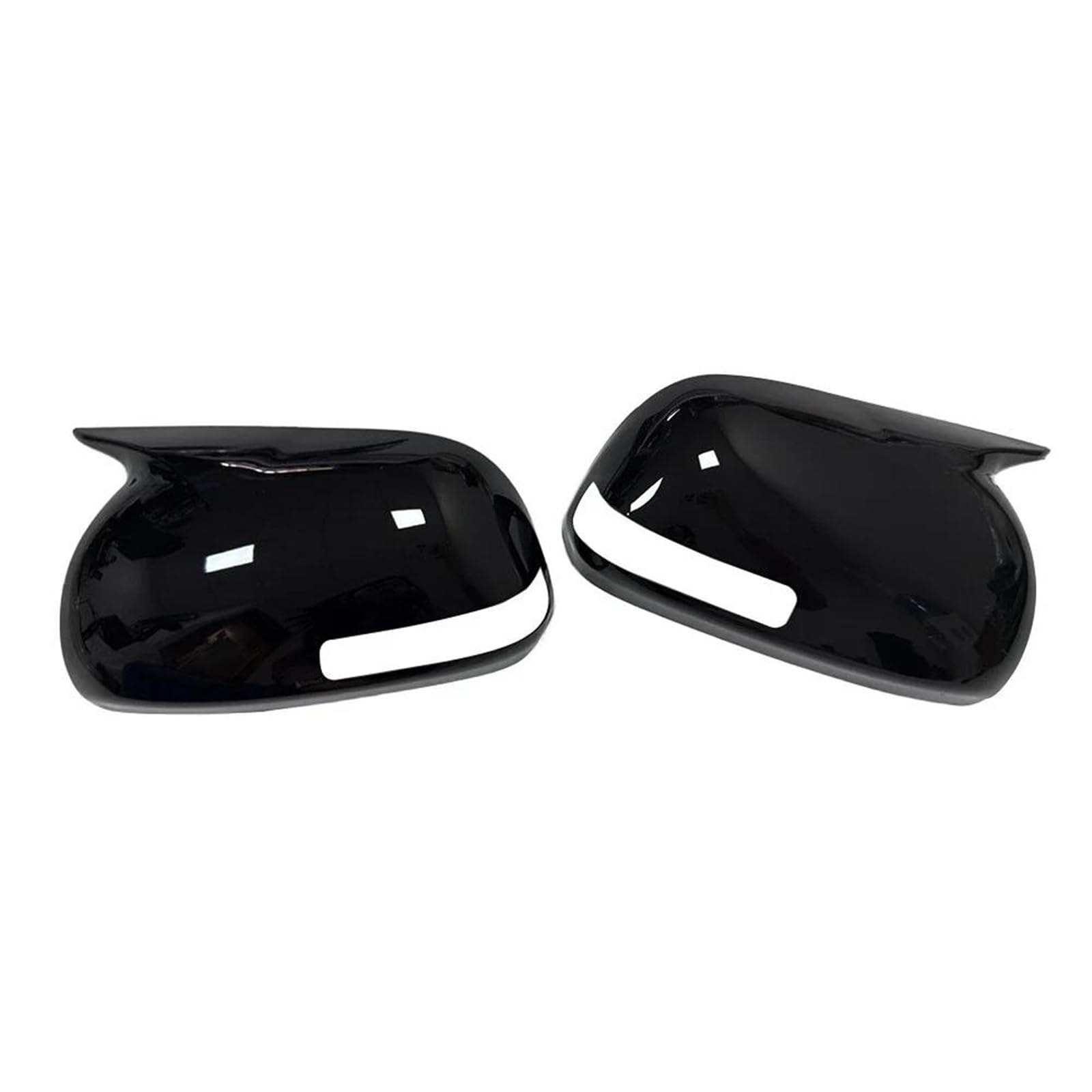 Zapora Gloss Black Car Sticker Rearview Side Mirror Cover Wing Cap Exterior Door Case Trim Carbon Fiber Look For Rav4 2009-2012(Gloss Black)