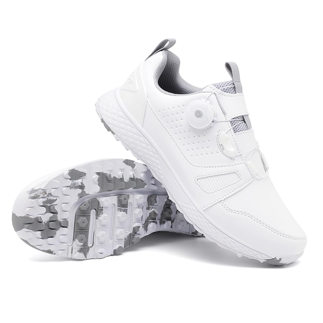 Zapatos De Golf para Hombre Spikless Impermeable Ligero Antideslizante Zapatos Atléticos para Caminar Al Aire Libre Calzados De Golfista Ligeros Al Aire Libre