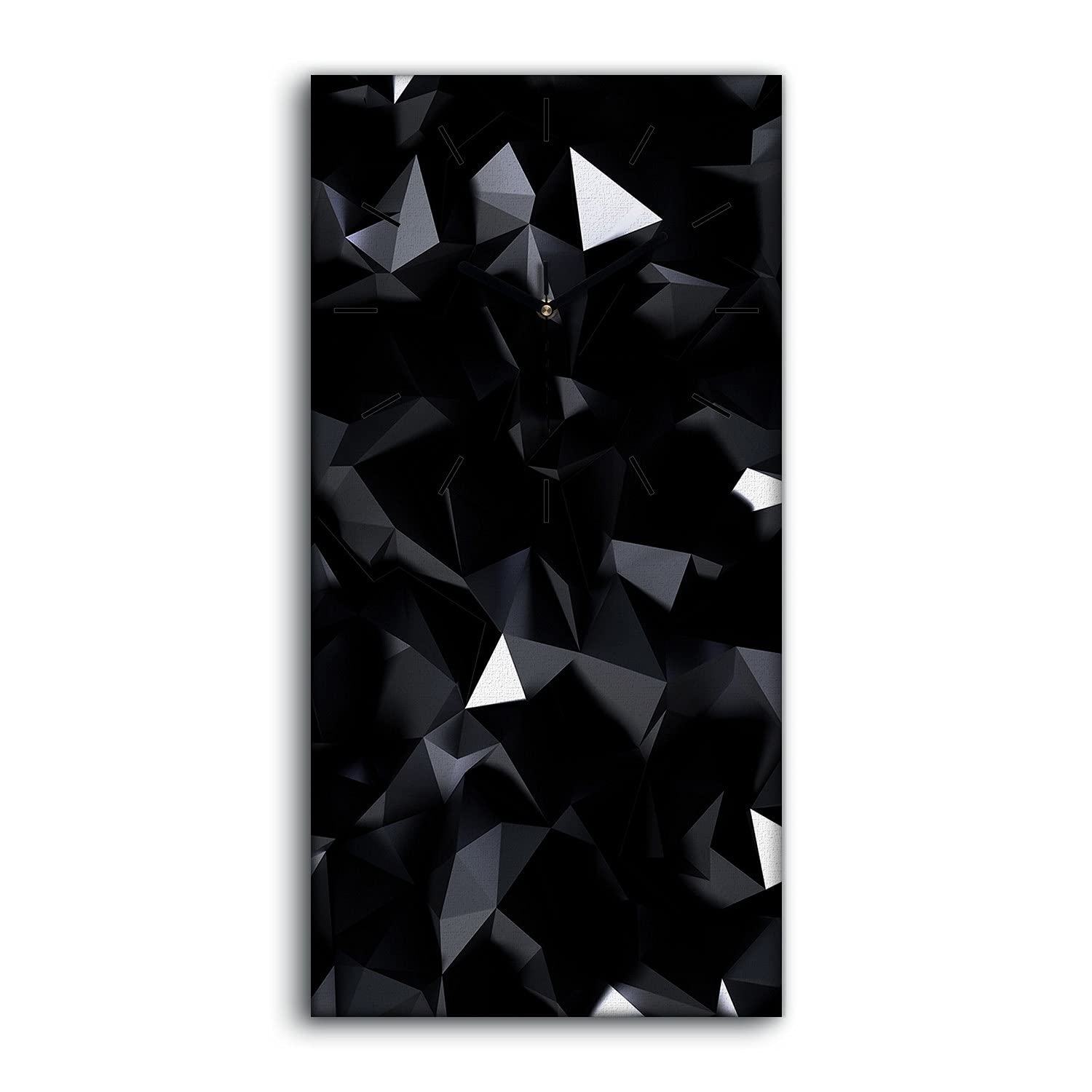 Horloge silencieuse sans tic-tac 30x60cm pour chambre à coucher calme