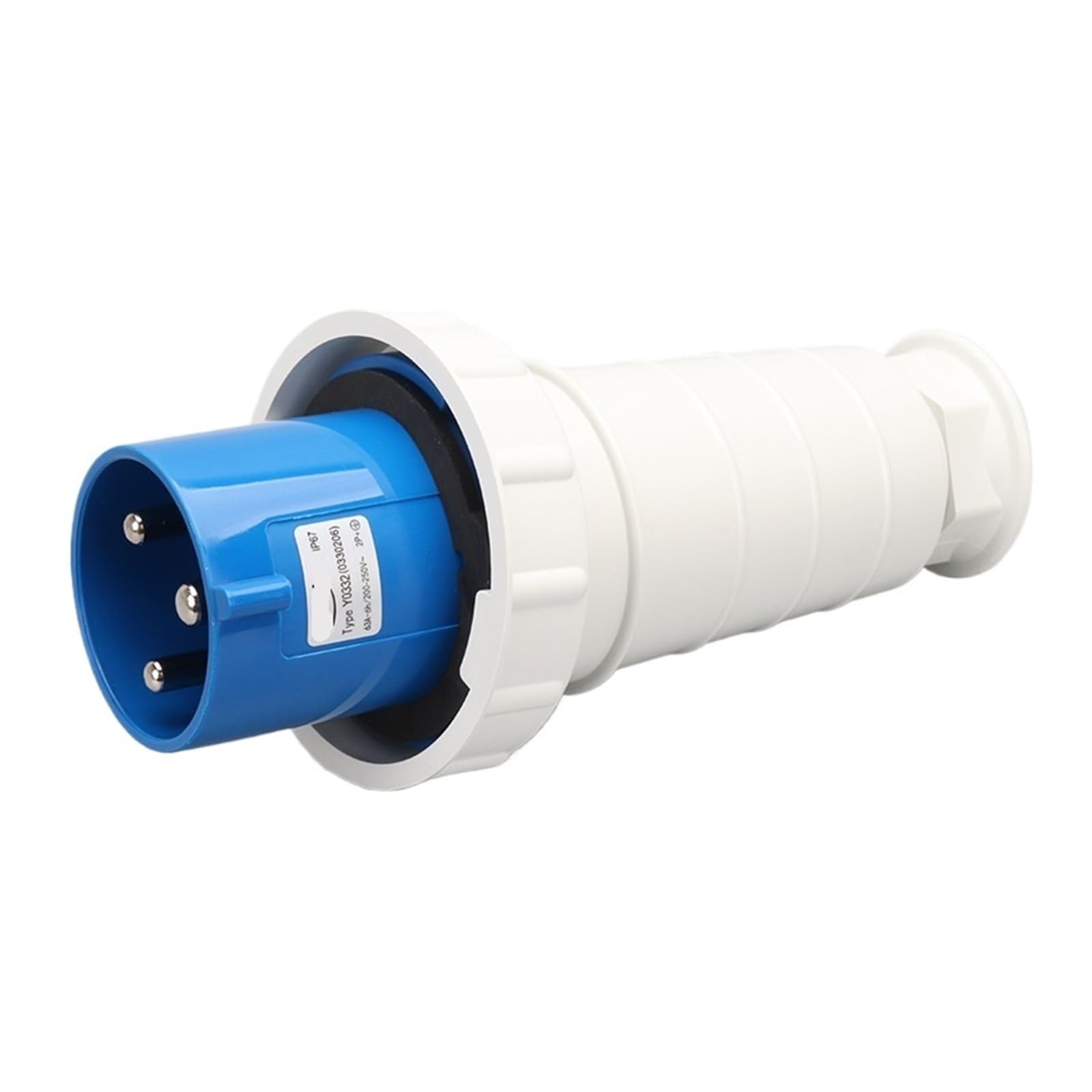 QAZXSEMUI 63A 3-core Concealed Socket Aviation Plug Industrial(Plug)