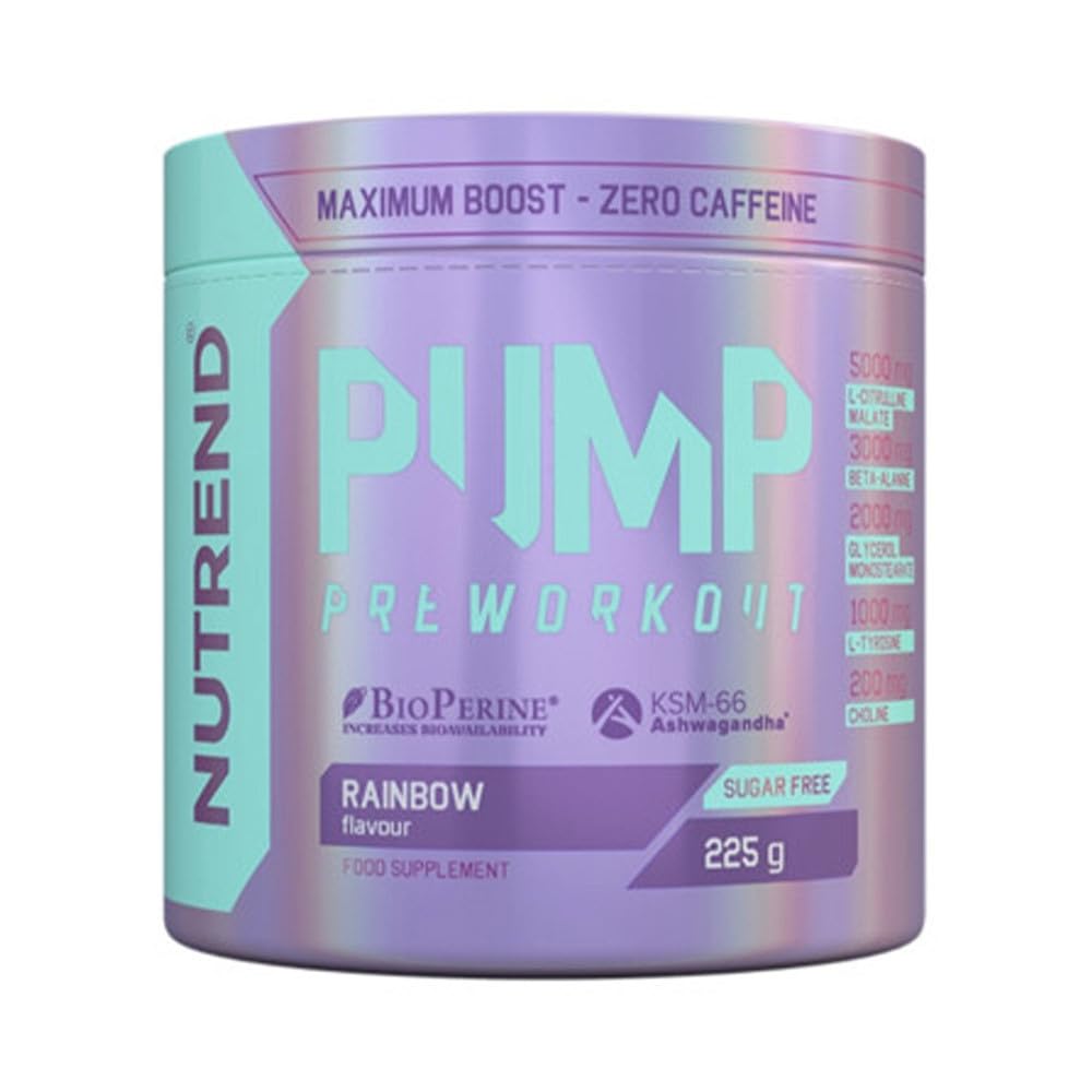 Nutrend Pump Pre-Workout, Rainbow - 225g