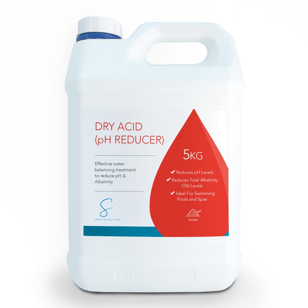 Sweet Spa Solutions pH Minus & Alkalinity Reducer 5kg - Decrease pH & Alkalinity Hot Tub, Spa and Swimming Pool Treatment