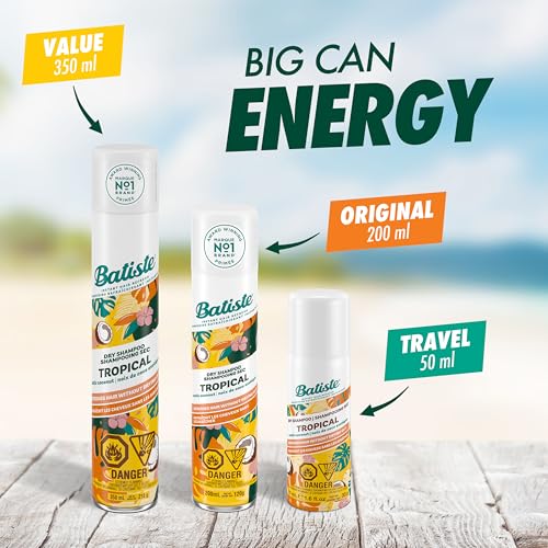 Image of Batiste Dry Shampoo, Tropical, 199ml
