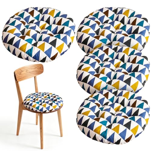 MIUUIPI Sitzkissen Rund, Bequemes Sitzkissen 40x40 cm,...