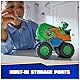 PAW Patrol Rescue Wheels - Rockys Recycling Monstertruck mit Geschoss-Abwurf und Rocky Hundefigur, Spielzeug für Kinder ab 3 Jahren
