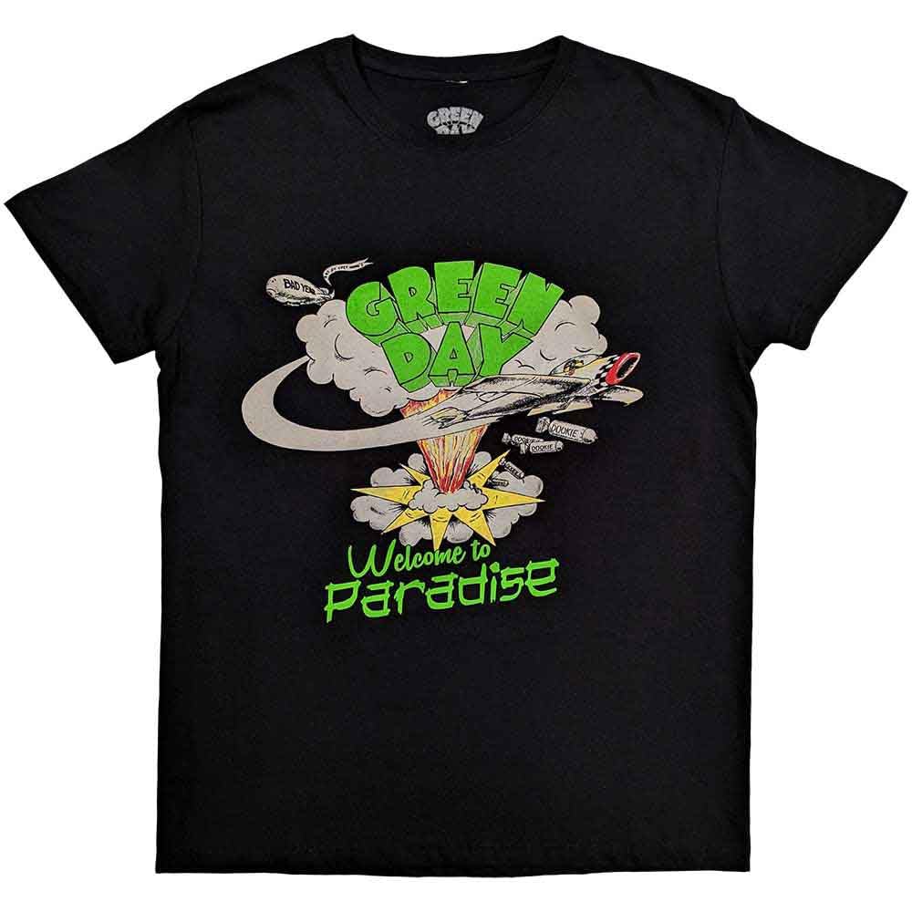Unknown Men's Welcome to Paradise T Shirt, Black, XXL UK
