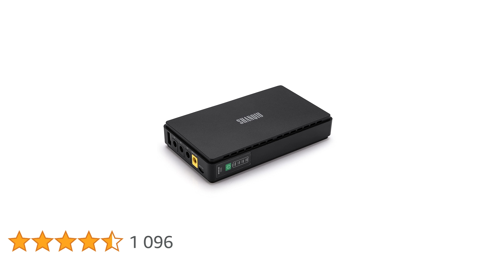 Shanqiu Mini UPS Onduleur pour Router, Modem, WiFi, Caméra de Sécurité avec Intégré Batterie 10000mAh Entrée DC ou USB Sortie 5V USB 5V 9V 12V 2A DC Shanqiu Mini UPS Onduleur pour Router, Modem, WiFi, Caméra de Sécurité avec Intégré Batterie 10000mAh Entrée DC ou USB Sortie 5V USB 5V 9V 12V 2A DC