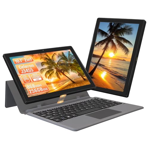 Amazon.co.jp: 【軽量1kg＆キーボード着脱式】2in1 ノートパソコン