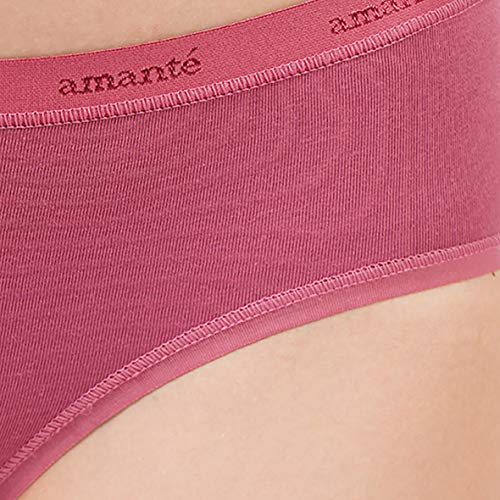 Image of Amante Solid Cotton Low Rise Hipster Panty Pack(Pack of 3)