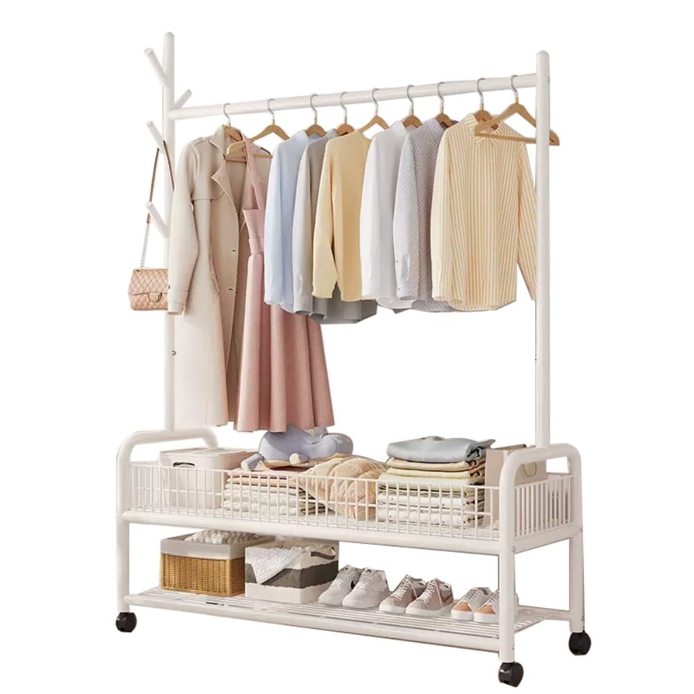 Penderie vêtement dressing mobile pour organiser la chambre au quotidien