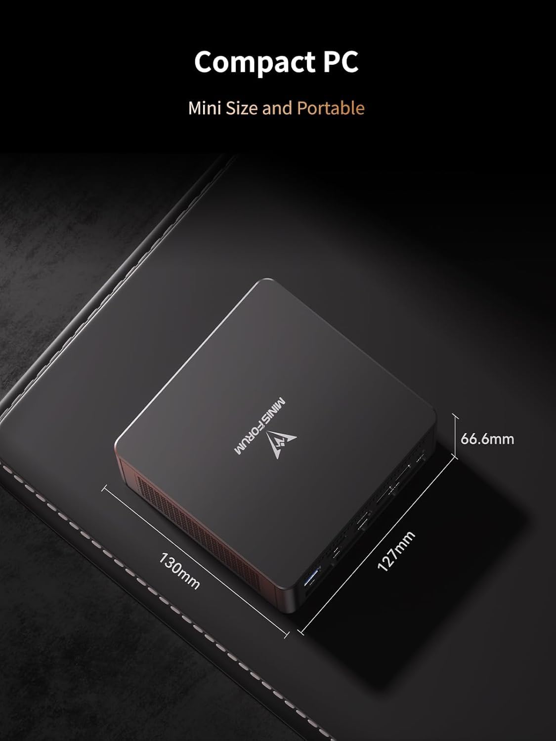 MINISFORUM UM890 Pro Mini PC, AMD Ryzen 9 8945HS işlemci, 8