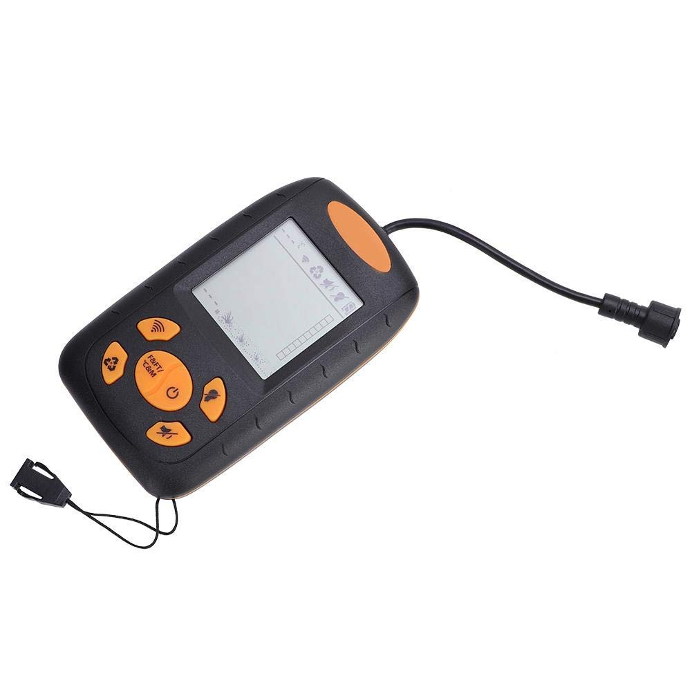 Fish Finder, sonde de sonar Portable Fish Finder Haute définition leurre de pêche Echo sondeur avec écran LCD 0.4M-100M