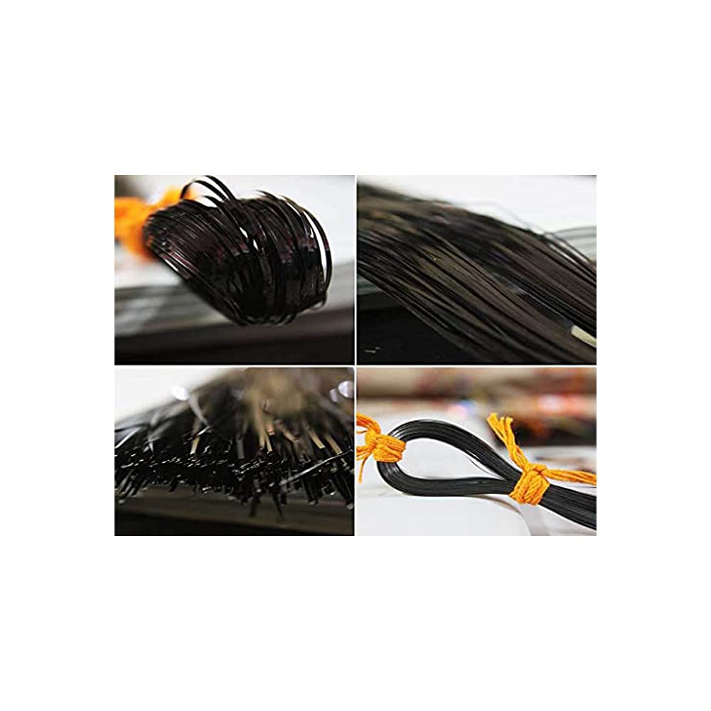 The Design Cart Black Mukaish / Metal Strips,Package of 100 Grams for Sewing, Machine, Hand Stitching, Tailoring, Embroidery, Dhaga