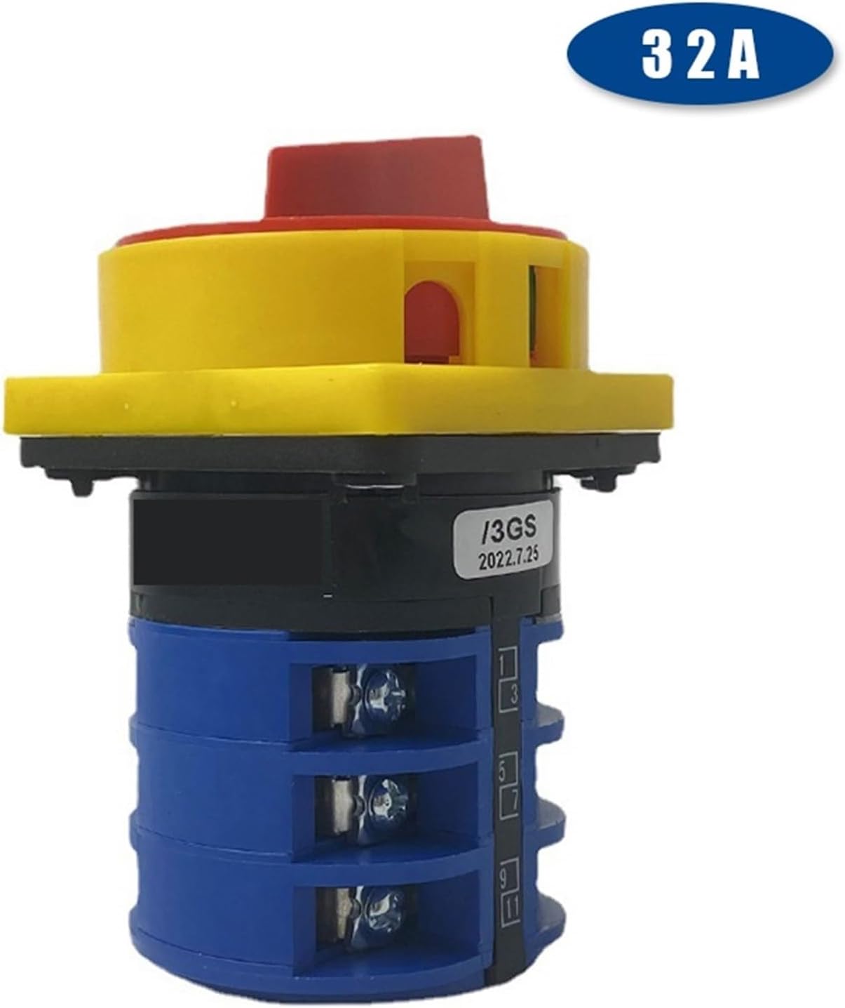 LW26GS-32/3 YMW26GS-32A 690V Pad Lock Power Cut Off Motorized Rotary Cam Switch Electrical Changeover Selector(1-0-2)