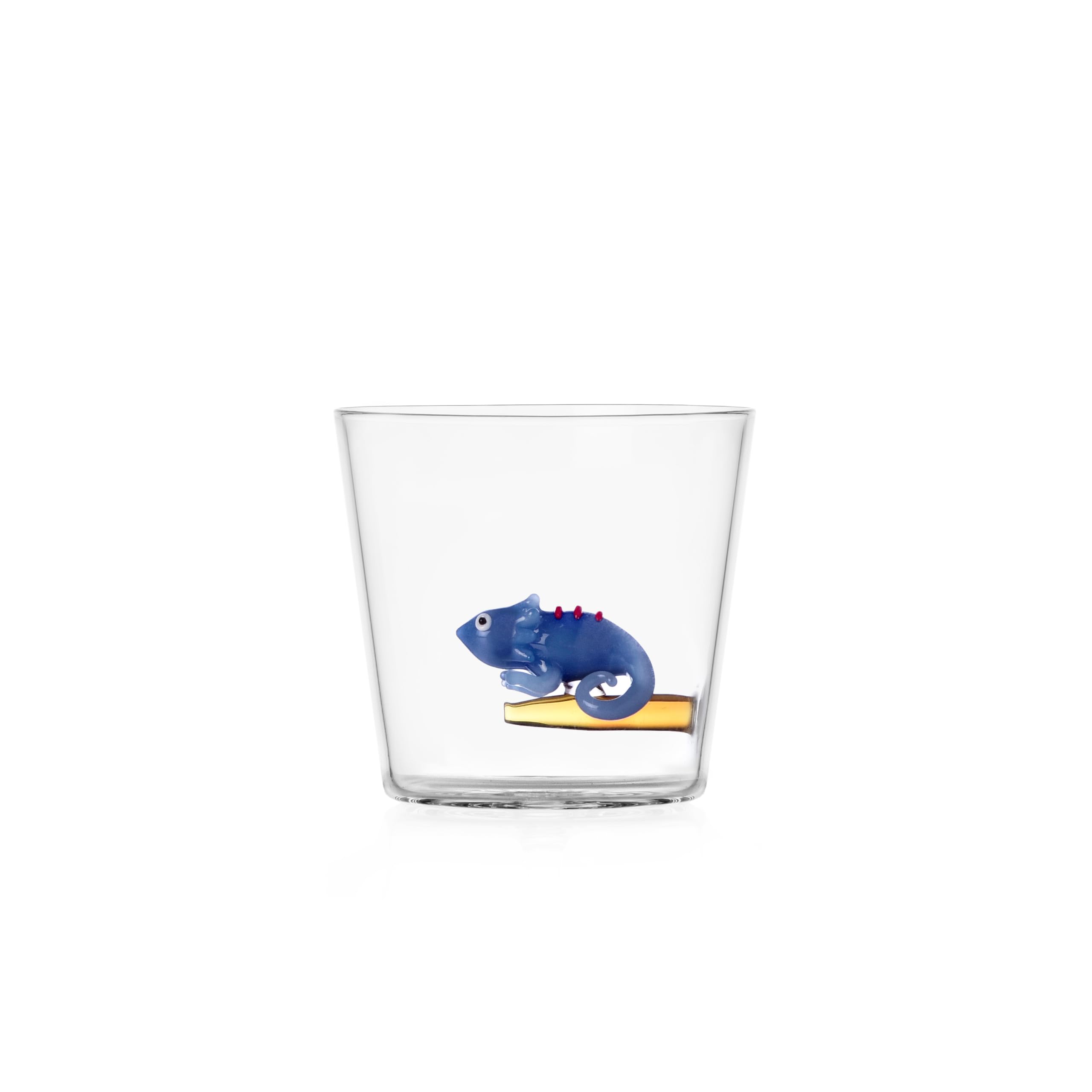 Ichendorf Milano Savannah Collection Chameleon Tumbler, 30 cl, Borosilicate Glass, Handmade