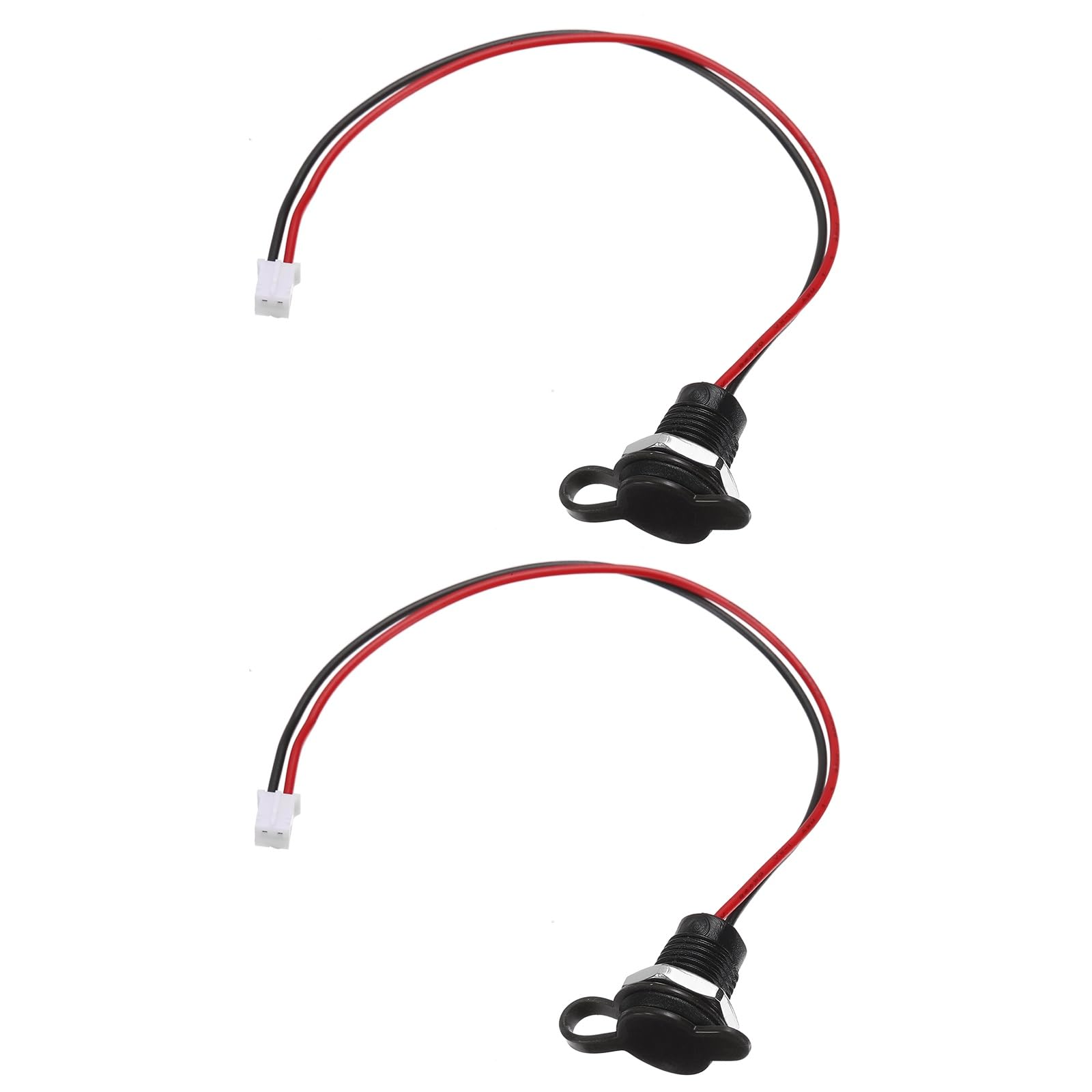 Amazon.co.jp: uxcell 2個入り Type-Cメス シャーシ 2ピン ワイヤー 3A 