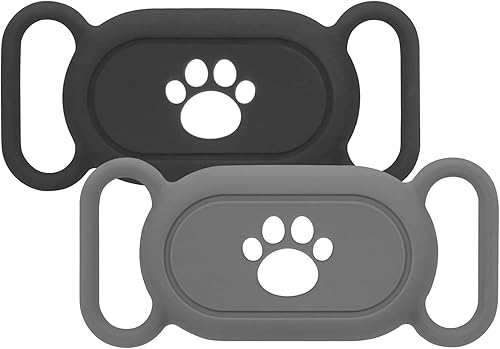 Soporte para collar de perro (paquete de 2) para Galaxy Smarttag2, collar de silicona antipérdida para Smarttag2 compatible con collares de