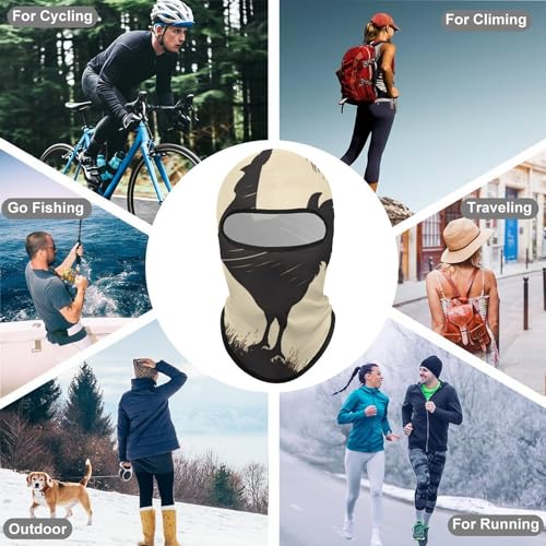 Balaclava para Hombres y Mujeres - Máscara de Esquí con Cubrebocas Integral para Ciclismo, Moto y Actividades al Aire Libre miniatura 6