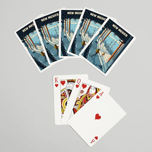 Baraja de poker New Mexico Better on Foot 52 cartas miniatura 7