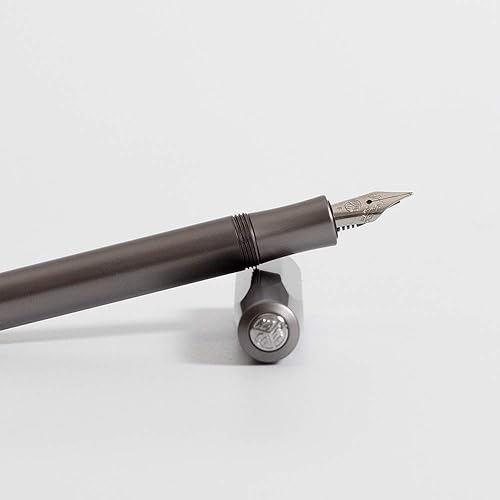 Miniatura 4 de Kaweco AL Sport Pluma estilográfica Antracita, punta fina Sport Octogonal Clip Cromo