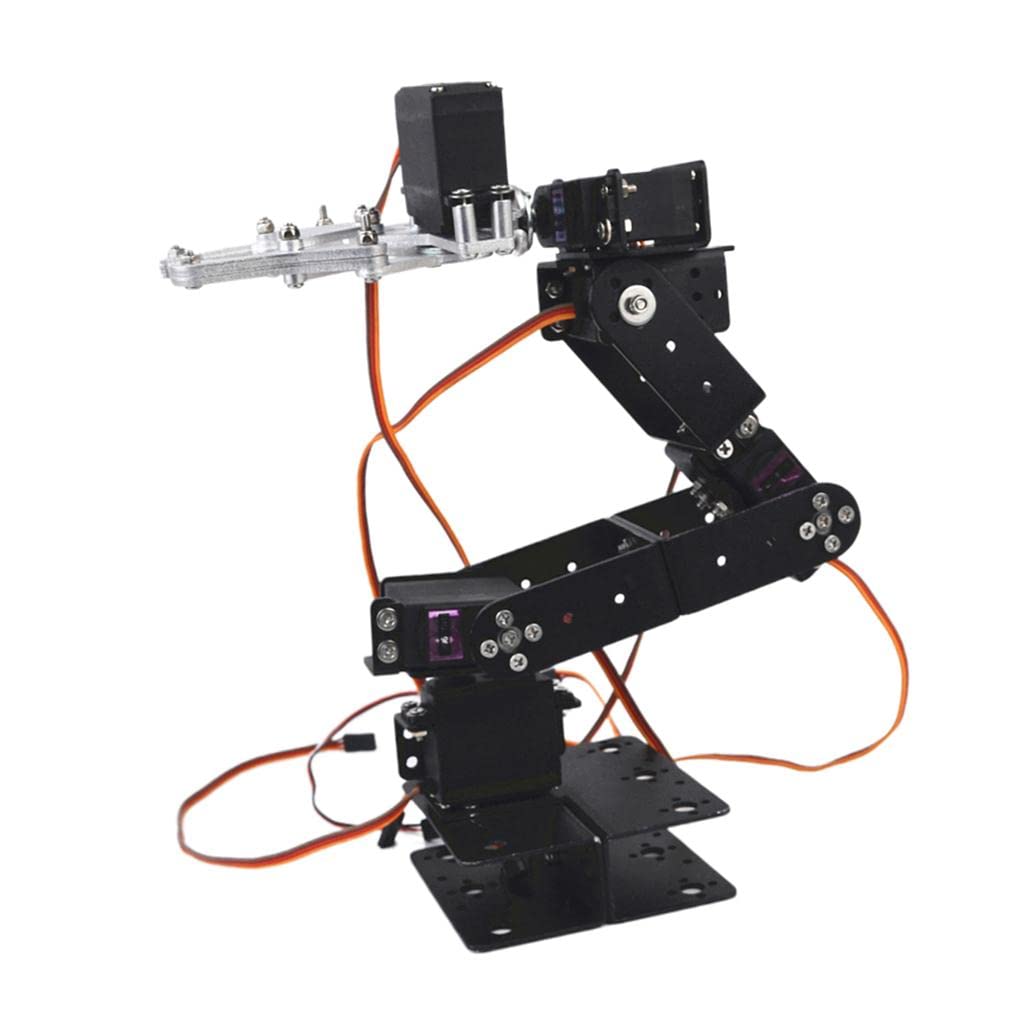 6 DOF Robot Manipulador Metal Mecánico Brazo Kit para Juguete Robótico Infantil