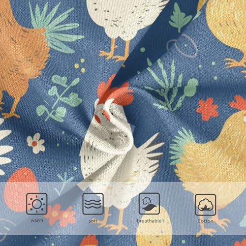 Wusikd Chickens Egg Girls' Underwear Cotton Girls Briefs Soft Toddler Underwear 2T3