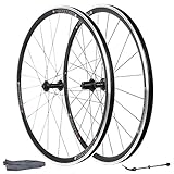 LIMQ Roues 700C Vélo De Route À Libération Rapide Vélo en Alliage D'aluminium À Double Paroi...
