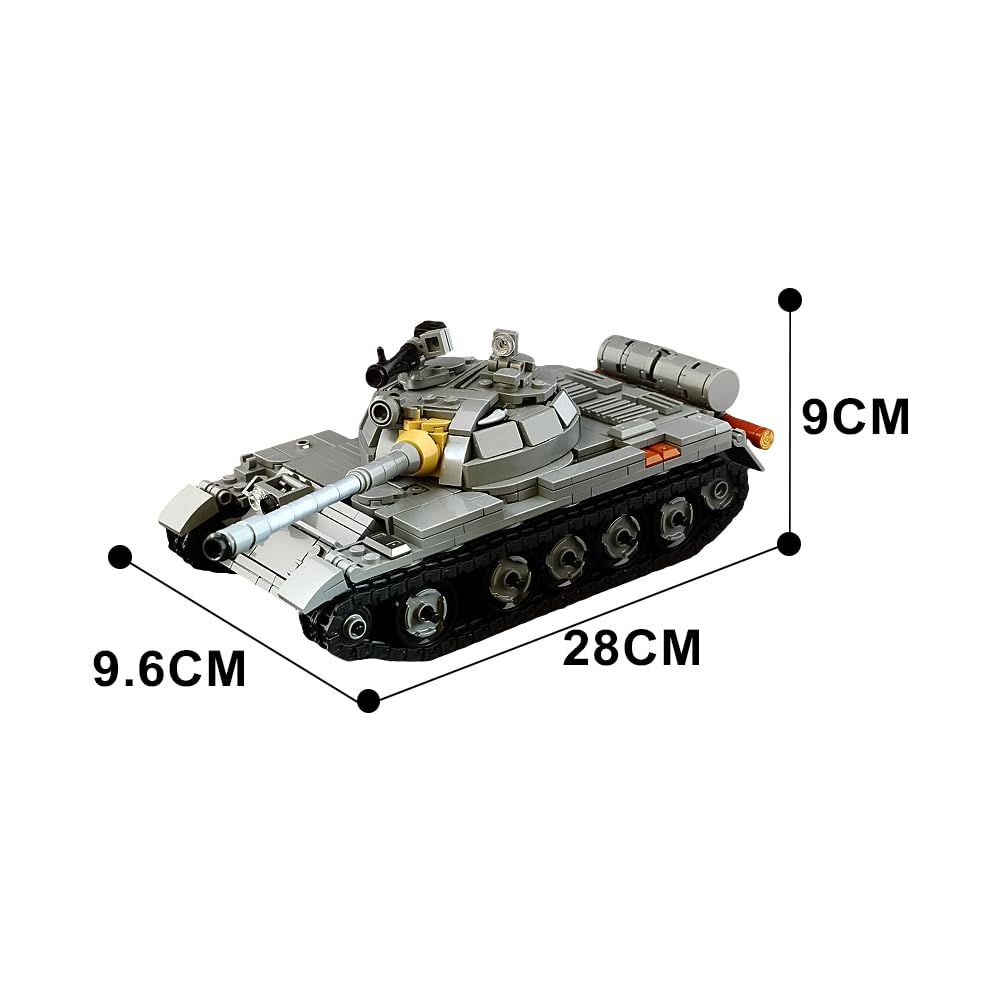Amazon.co.jp: BUILDIFY T-55A 戦車おもちゃ組み立てセット 1039ピース