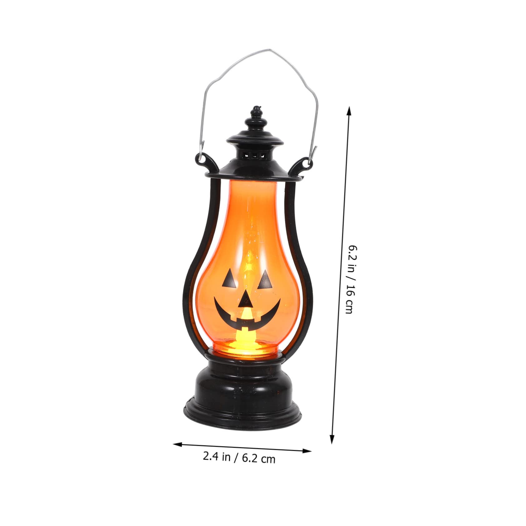 Cabilock Halloween Pumpkin Handheld Lantern for Pumpkin Lights for Halloween Decoration Spooky Lantern for Parties Trick Treat Events and Home Decor