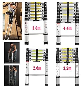 Lucn Pro Teleskopleiter Aluminium 3,2m