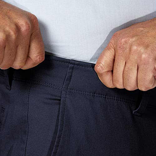 Haggar Men's Comfort Classic Fit Flat Front Flex Waistband Khaki Pant Reg. and Big & Tall Sizes4