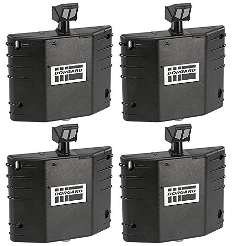 4X DORGARD BLK AUTO FIRE Door Closer AR/E-DG2000-B by FIRECO