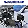 LZSTEC EV Charger Port Cover, Rainproof Waterproof Outdoor Electric Car Charging Port Plug Cover, Snow Freezing Rain Sun UV All-Weather Protection, Magnetic Adhesion for Electric Vehicle w/Steel Body #1